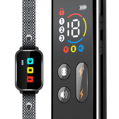 Long Range Dog Training Collar Color LCD Remote