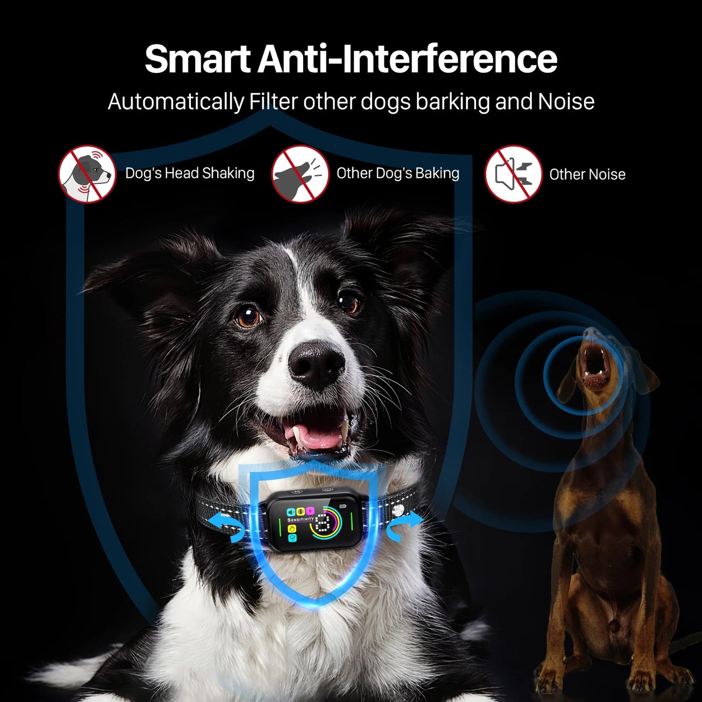 Smart Dog Training E-Collar with Anti-Bark Technology 1