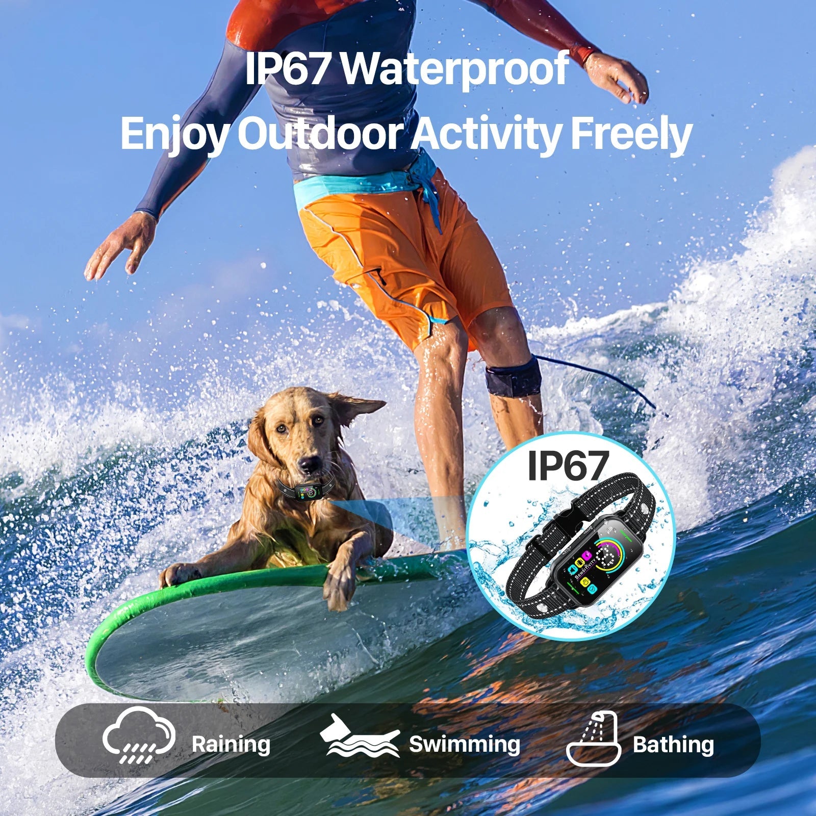 Smart Dog Training E-Collar with Anti-Bark Technology 4