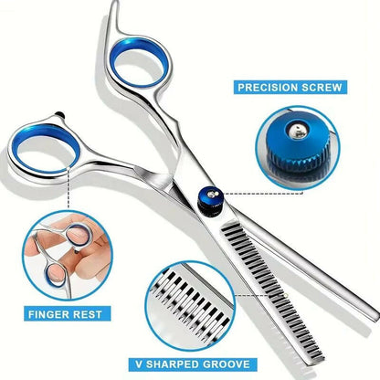 Pet Grooming Kit Scissors Comb Set