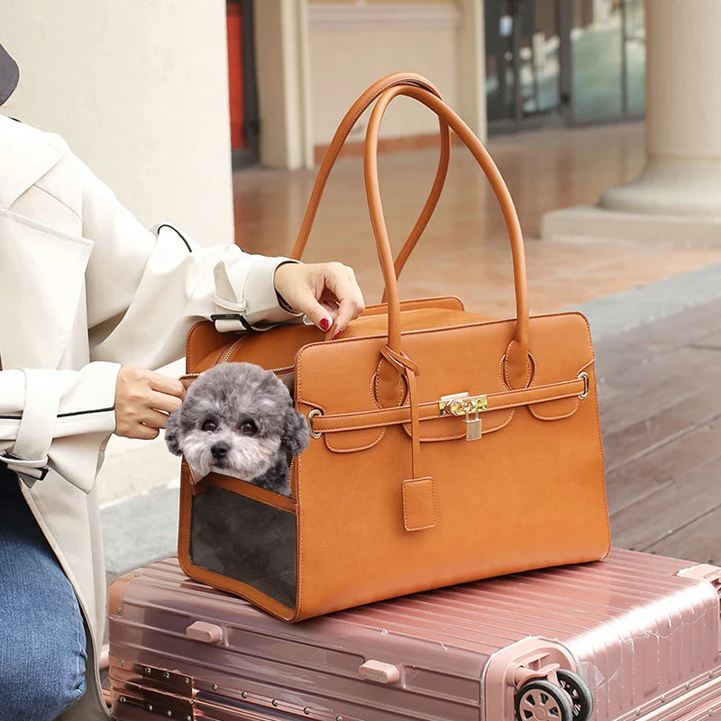 Pet Purse Faux Leather - Pupporia