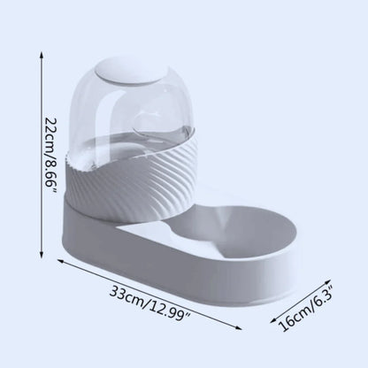Feeding Station Glass Dome Non Slip Base