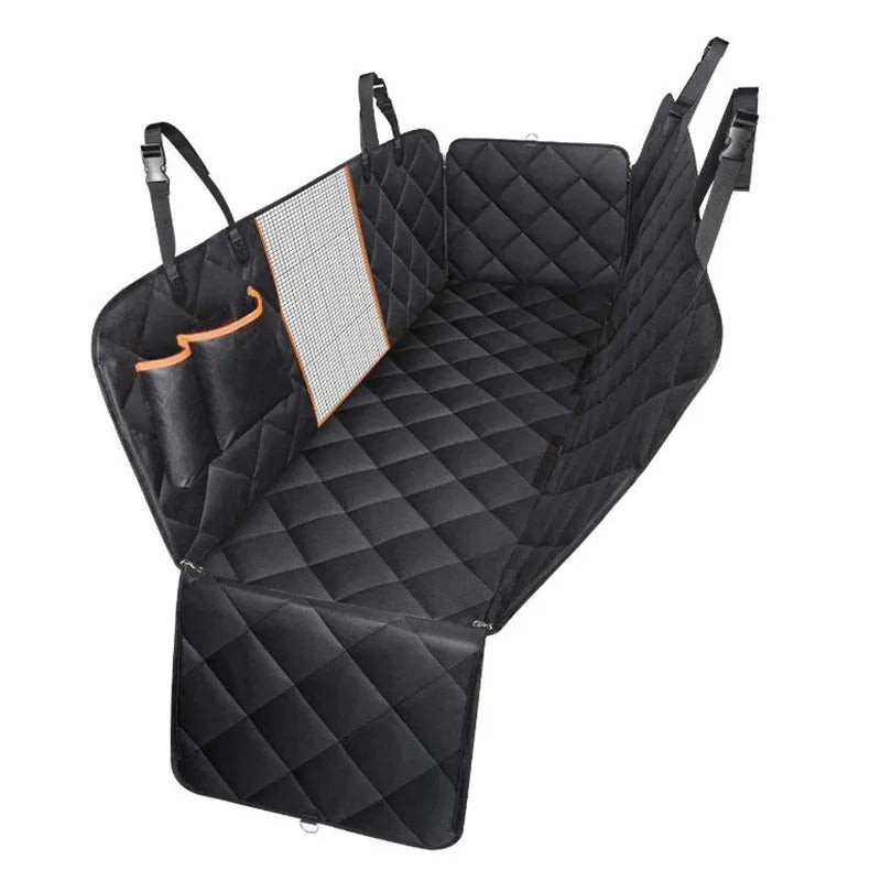 Pet Car Seat Cover Durable Waterproof Black - Pupporia