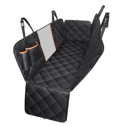 Pet Car Seat Cover Durable Waterproof Black - Pupporia