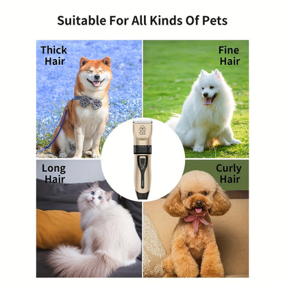 Wireless Pet Groomer – USB Rechargeable and Quiet for Dogs and Cats 4