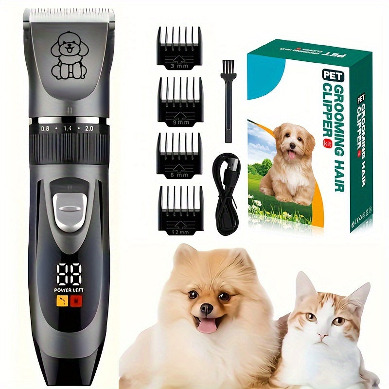 Wireless Pet Groomer – USB Rechargeable and Quiet for Dogs and Cats 6