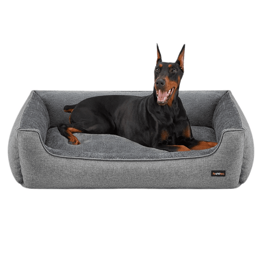 XXL Dog Bed with Supportive Raised Edges & Washable Cover for Large Dogs 0