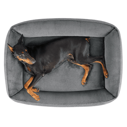XXL Dog Bed with Supportive Raised Edges & Washable Cover for Large Dogs 1