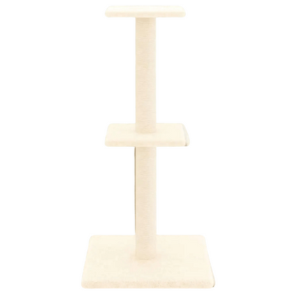 Cat Tower Scratcher 2 Shelf Neutral Color
