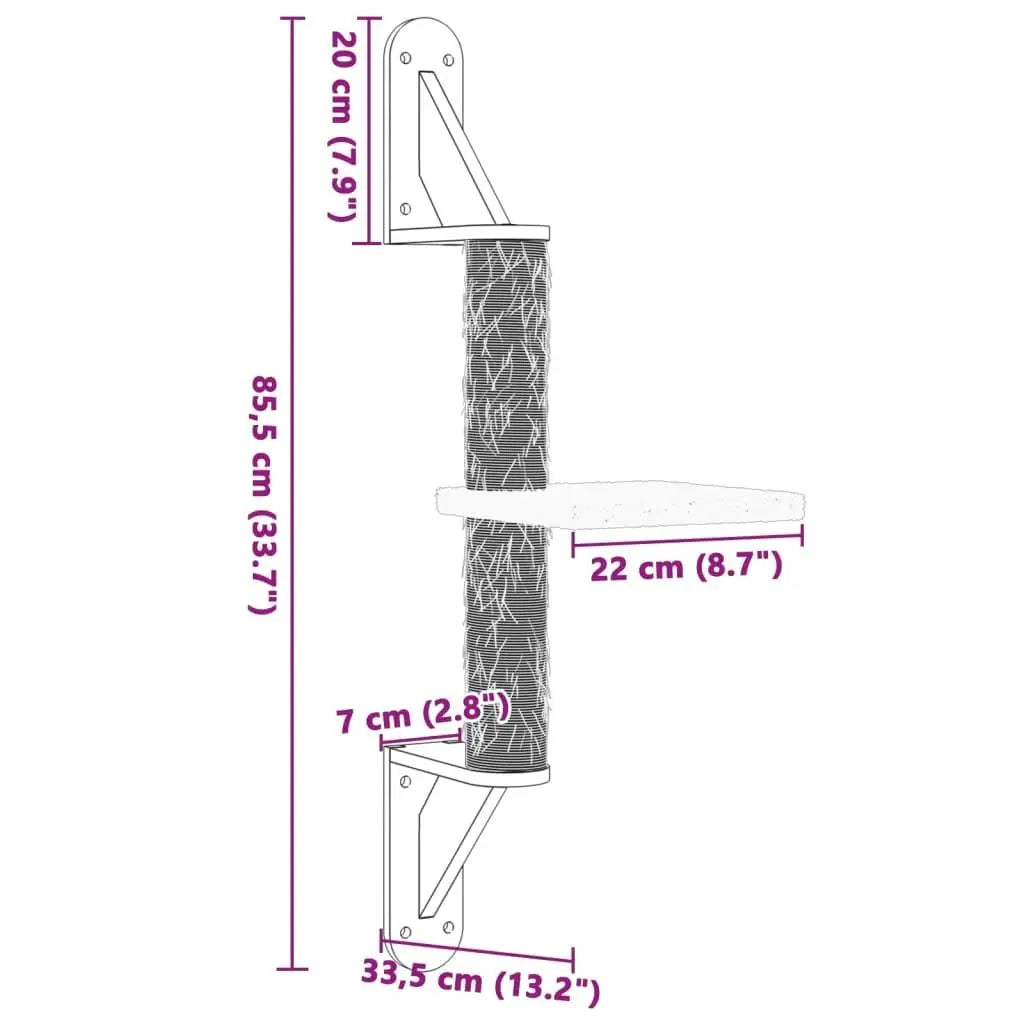 Cat Shelf Scratcher Wooden