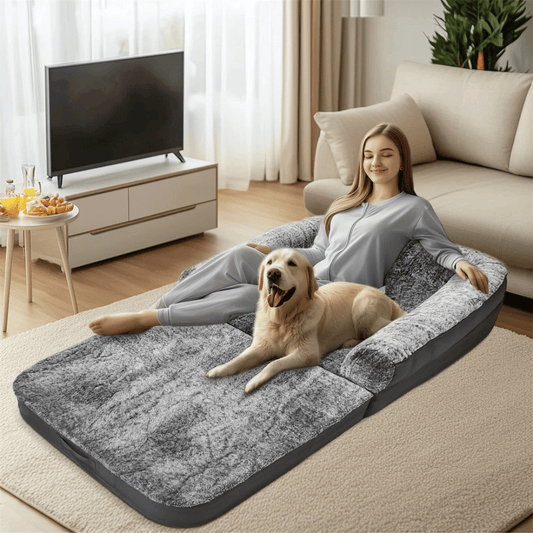 Foldable Dog Bed Calming Orthopedic Pet Bed - Pupporia
