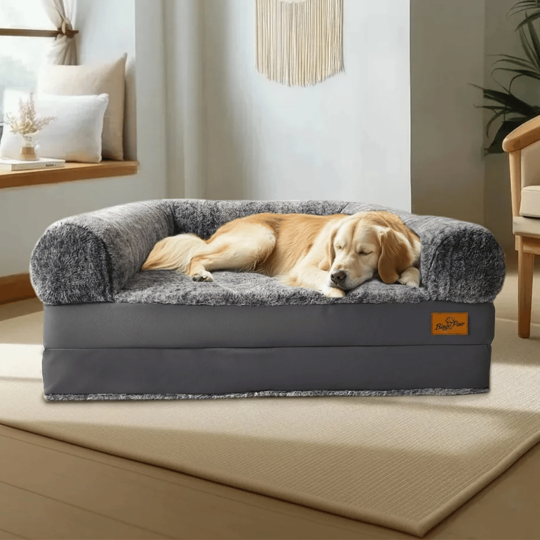 Foldable Dog Bed Calming Orthopedic Pet Bed