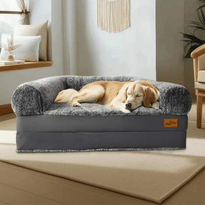 Foldable Dog Bed Calming Orthopedic Pet Bed