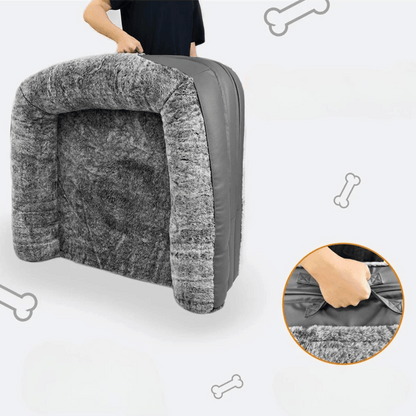 Foldable Dog Bed Calming Orthopedic Pet Bed