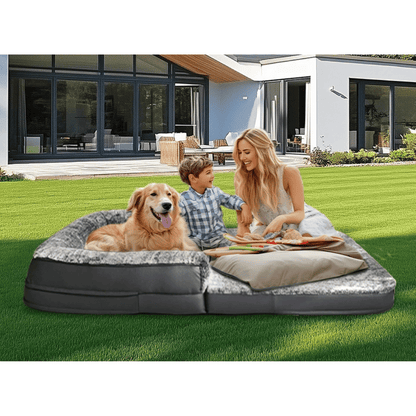 Foldable Dog Bed Calming Orthopedic Pet Bed