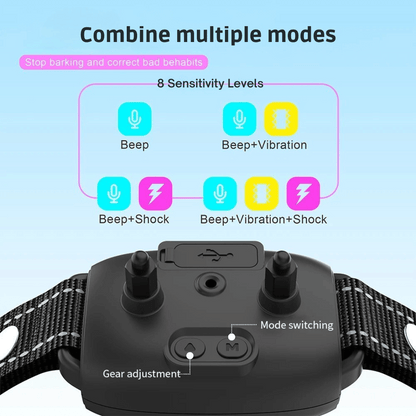 Waterproof Dog Training Collar with LCD Screen