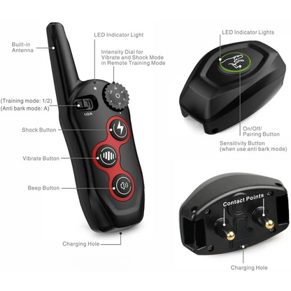 Rechargeable Dog Training Collar Bark Control Device