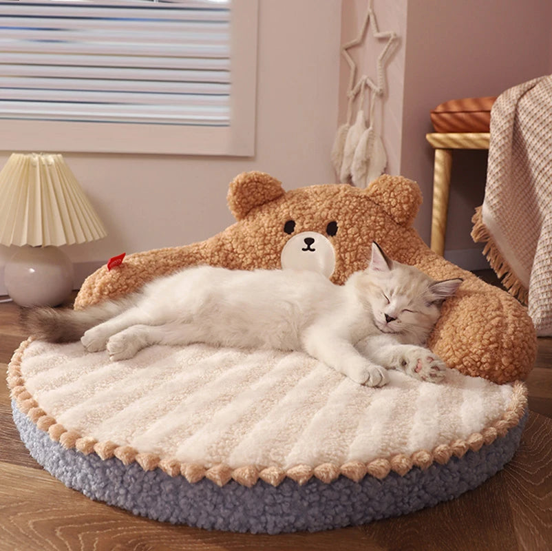 Cozy Cat Bed Soft Plush