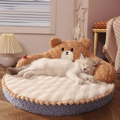 Cozy Cat Bed Soft Plush