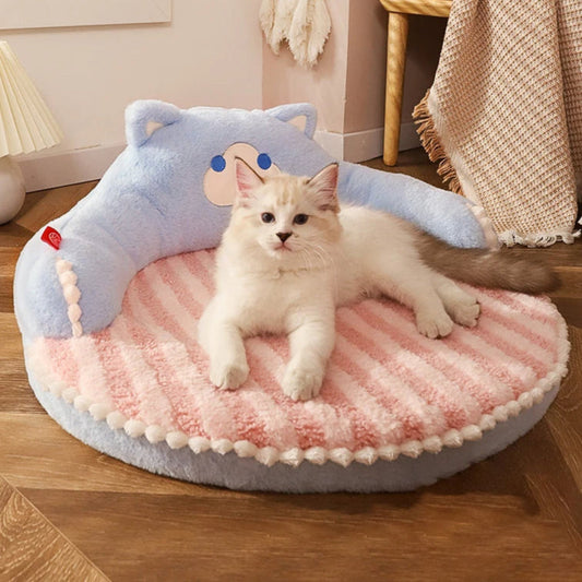 Cozy Cat Bed Soft Plush - Pupporia