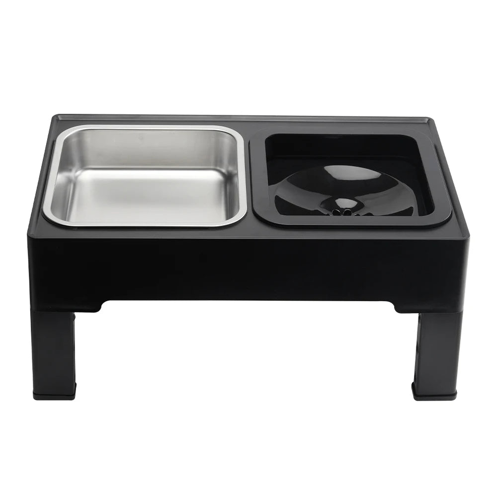 Stainless Steel Elevated Pet Feeder - Pupporia