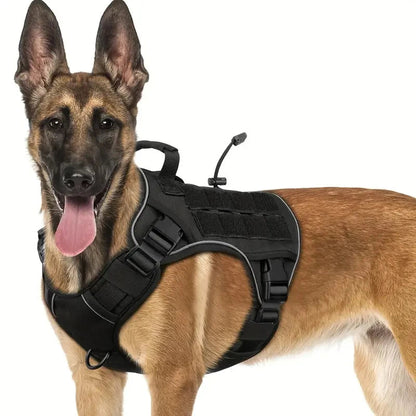 Durable Dog Harness Vest With Handle Anti Pull Clip