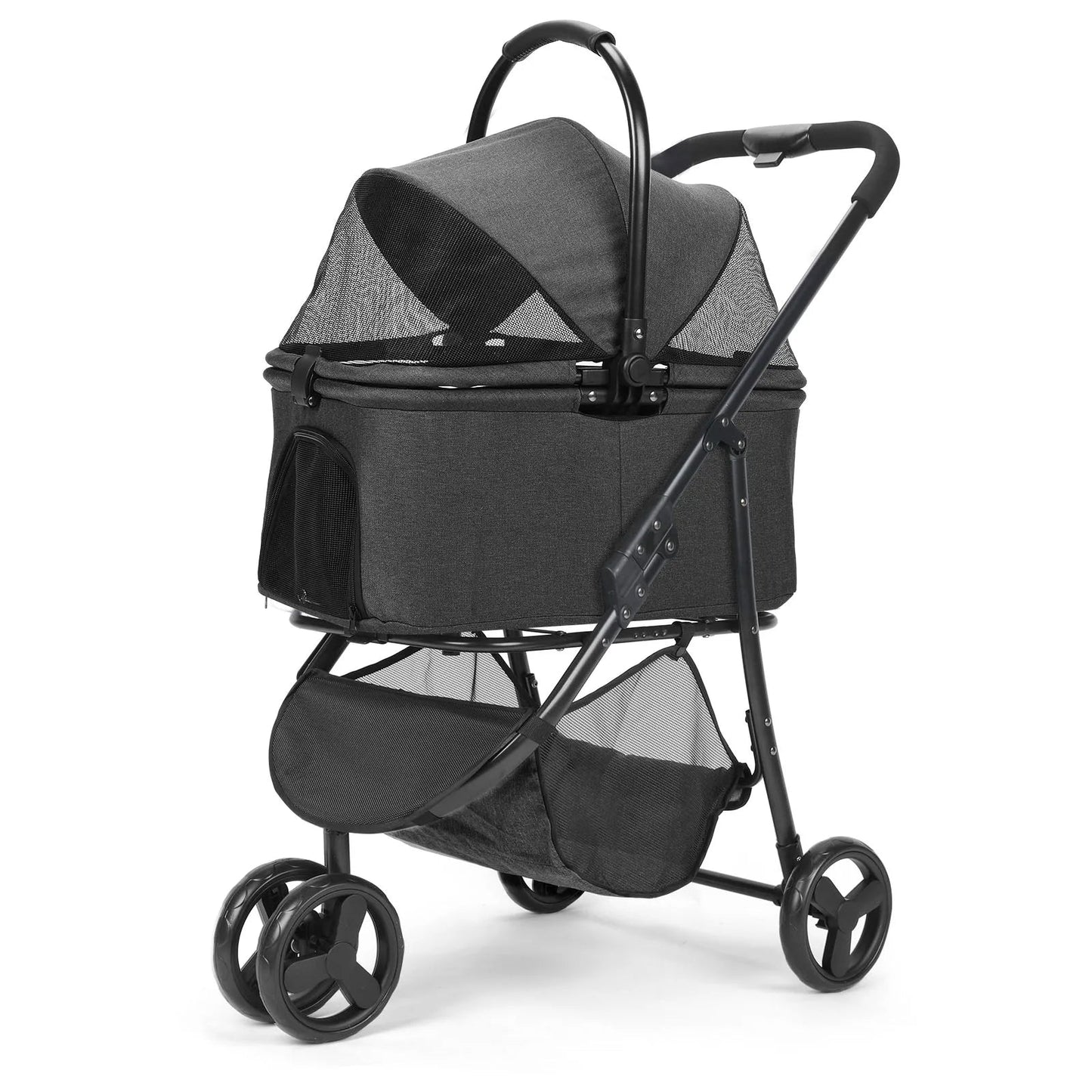 Pet Stroller Removable Carrier Bag Foldable