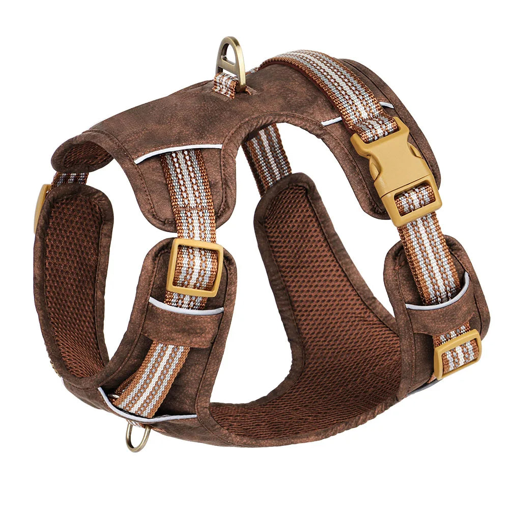 Adjustable Pet Harness Reflective Belts