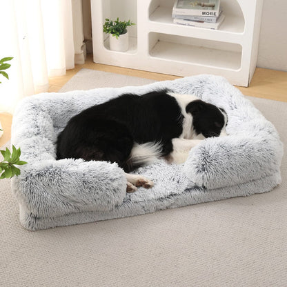 Premium Orthopedic Calming Support Dog Bed - Anxiety Relief & Joint Comfort