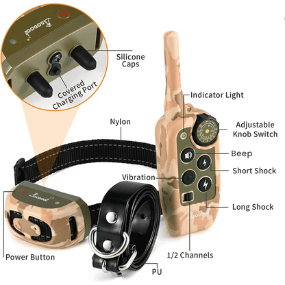 Remote Control Dog Training Collar Waterproof 600m Range