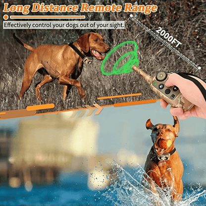 Remote Control Dog Training Collar Waterproof 600m Range