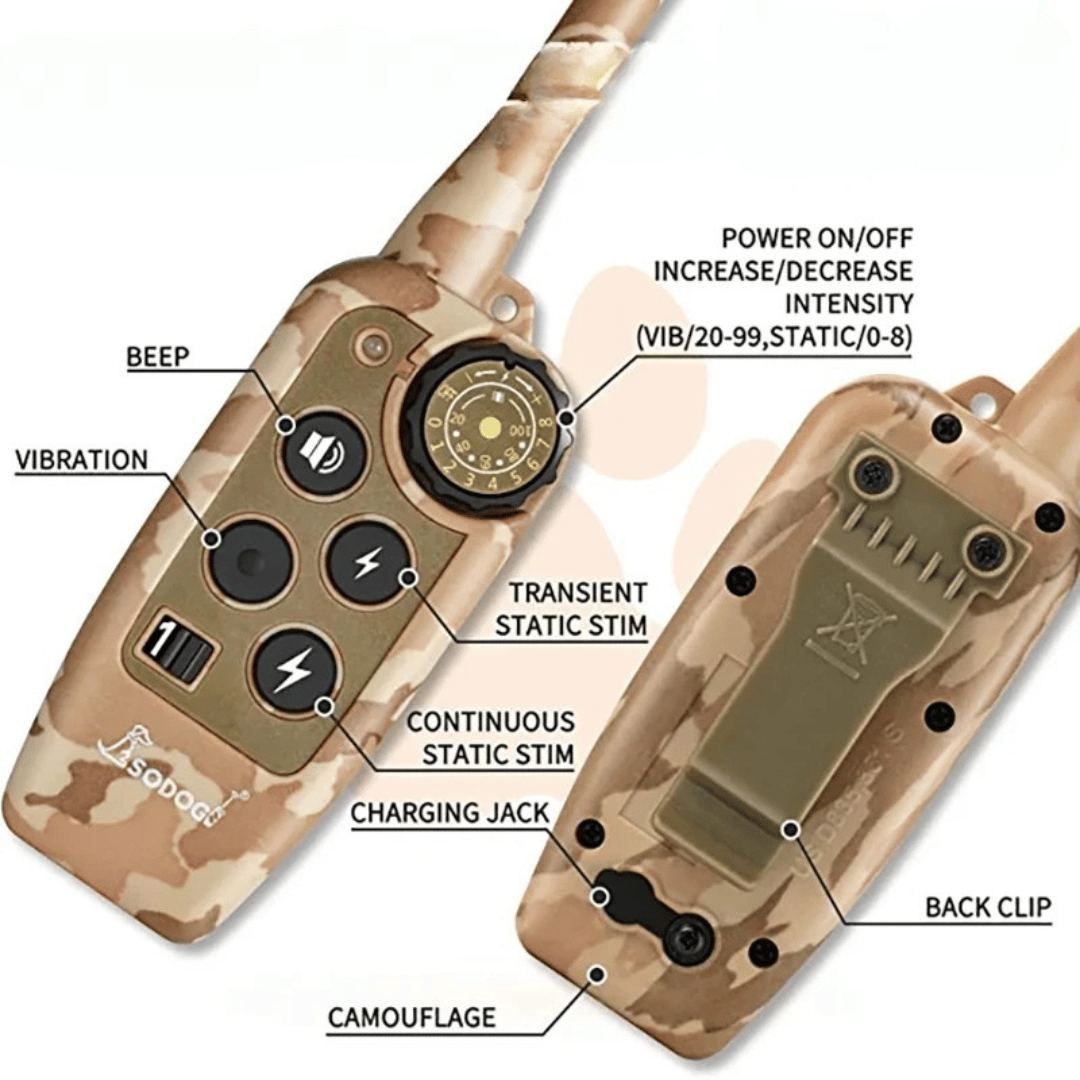 Remote Control Dog Training Collar Waterproof 600m Range