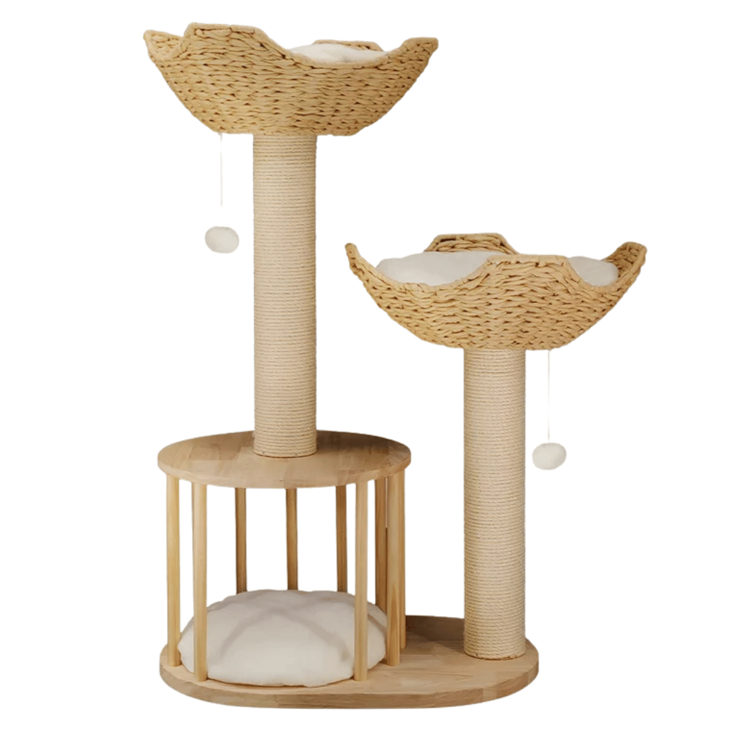 Cat Tower Climber Bed Scratch Post - Pupporia