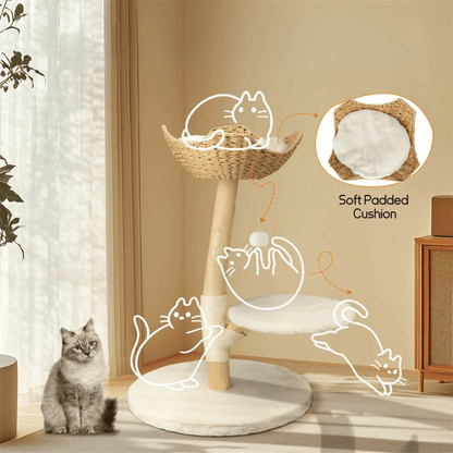 Cat Tower Climber Bed Scratch Post