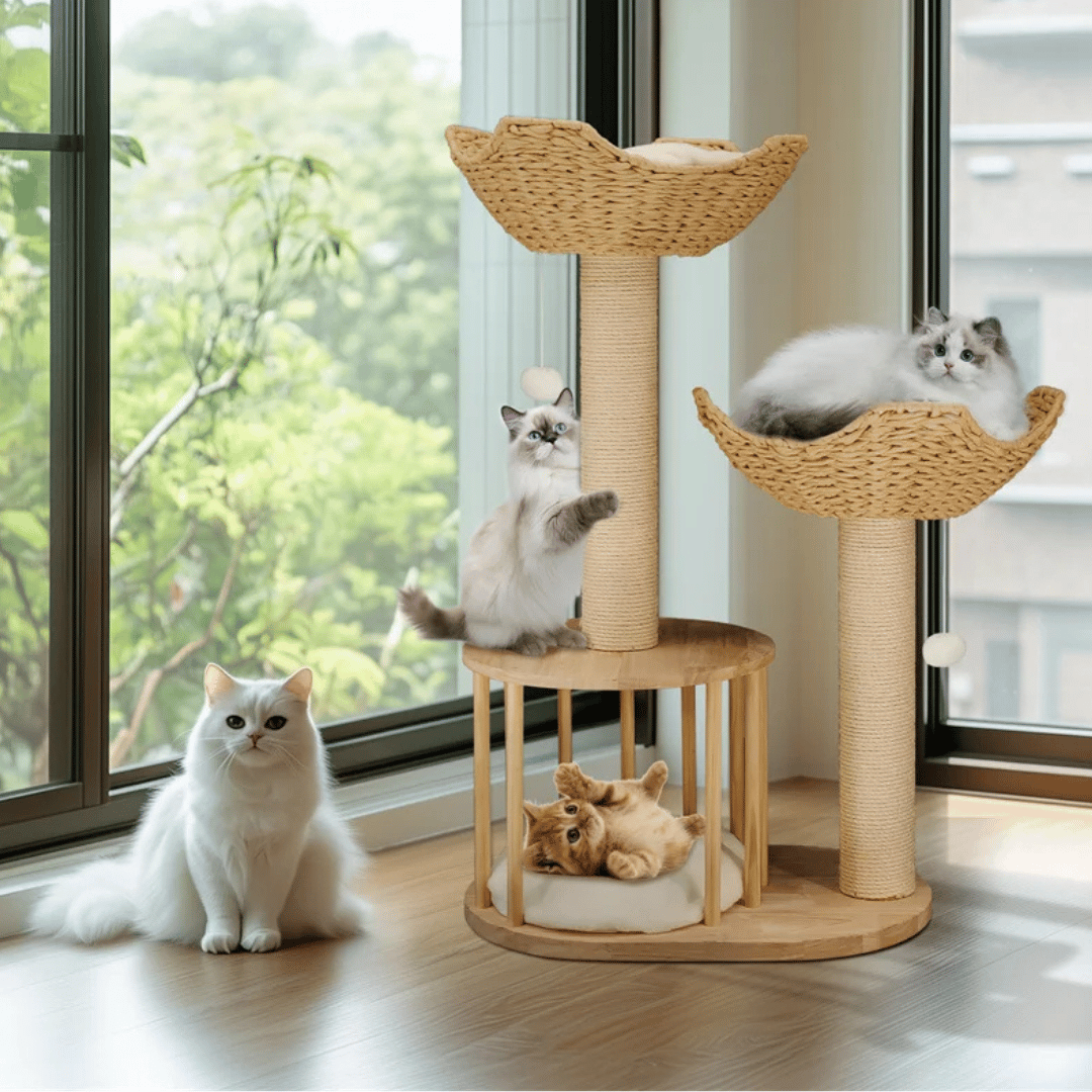 Cat Tower Climber Bed Scratch Post