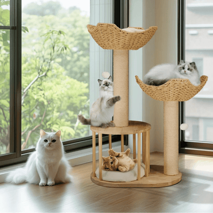 Cat Tower Climber Bed Scratch Post