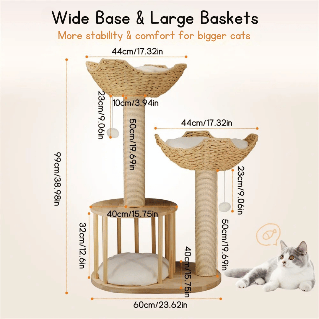 Cat Tower Climber Bed Scratch Post