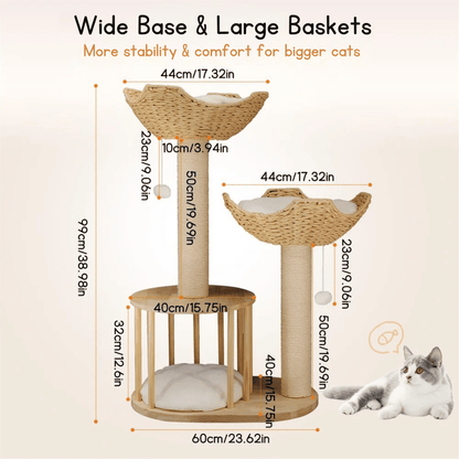 Cat Tower Climber Bed Scratch Post