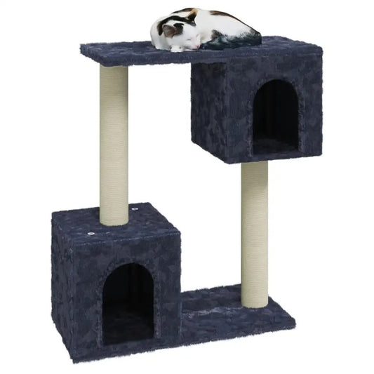 Cat Tower Space Saver Cozy Hideaway Scratch Post - Pupporia