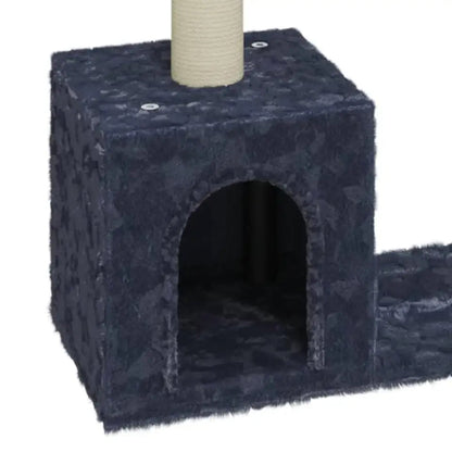 Cat Tower Space Saver Cozy Hideaway Scratch Post