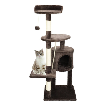 Cat Tower Hideaway Scratch Post Tall