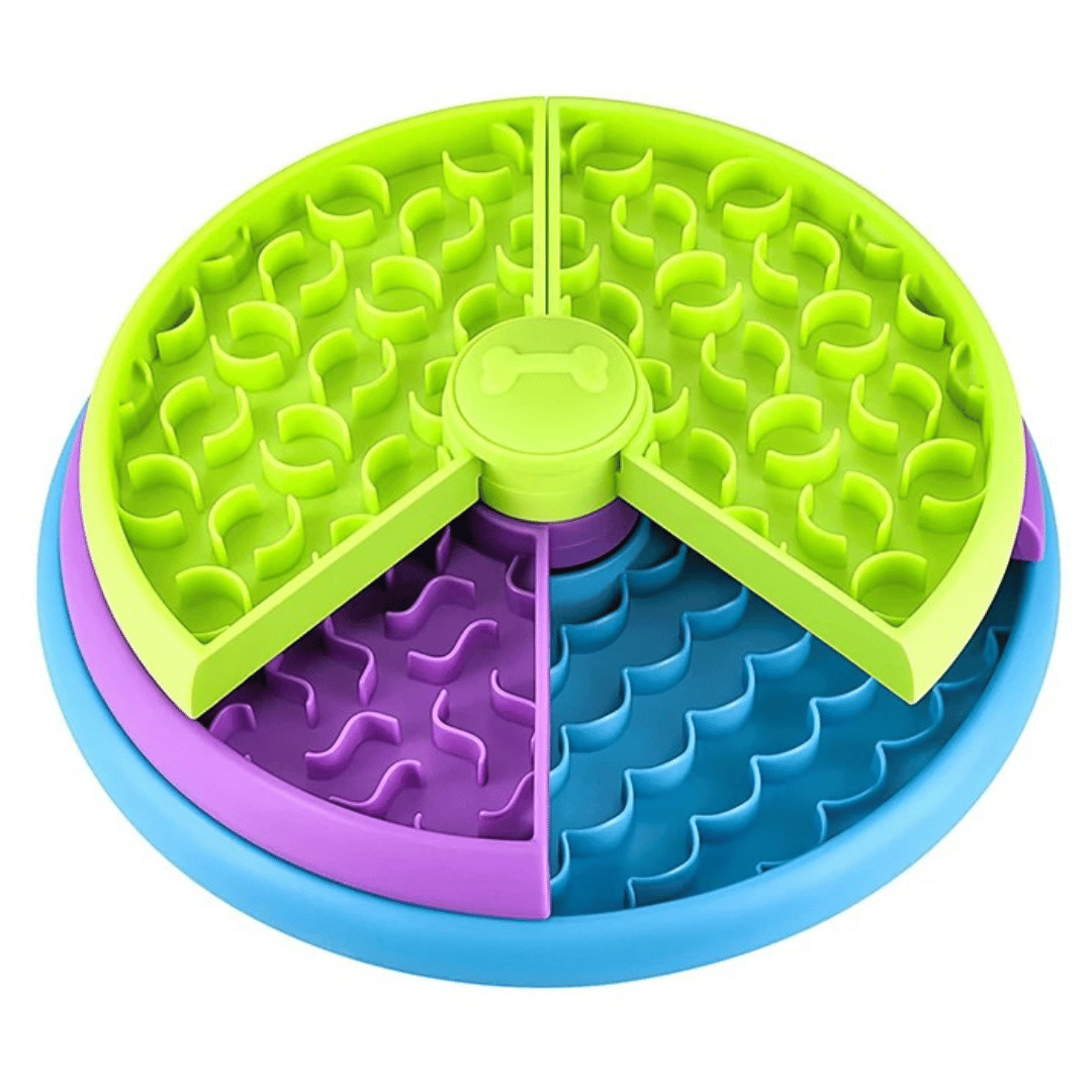 Slow Feed Dog Bowl Interactive Fun Healthy Meals - Pupporia