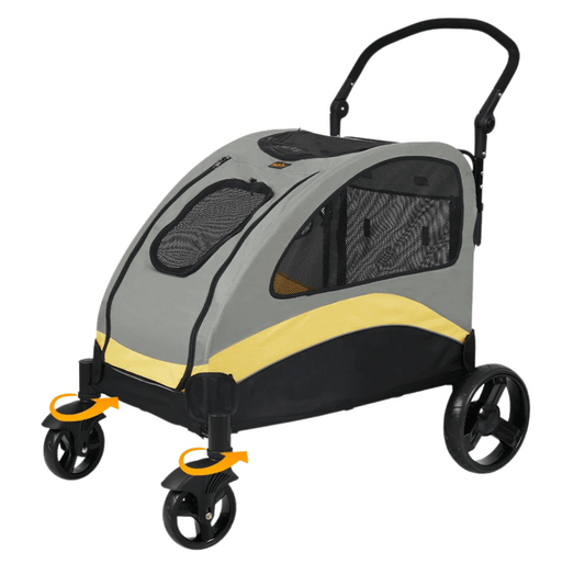 Pet Stroller Folding for Small and Large Dogs - Pupporia