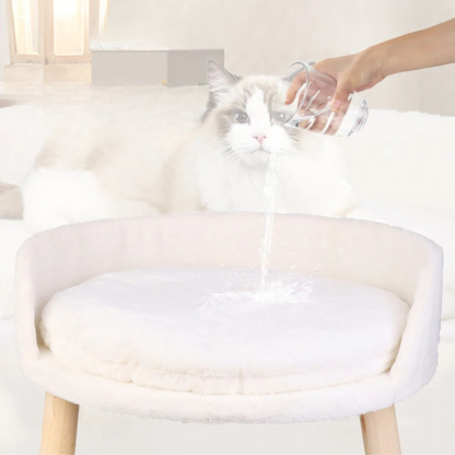 Round Pet Bed Cushion For Cats Small Pets