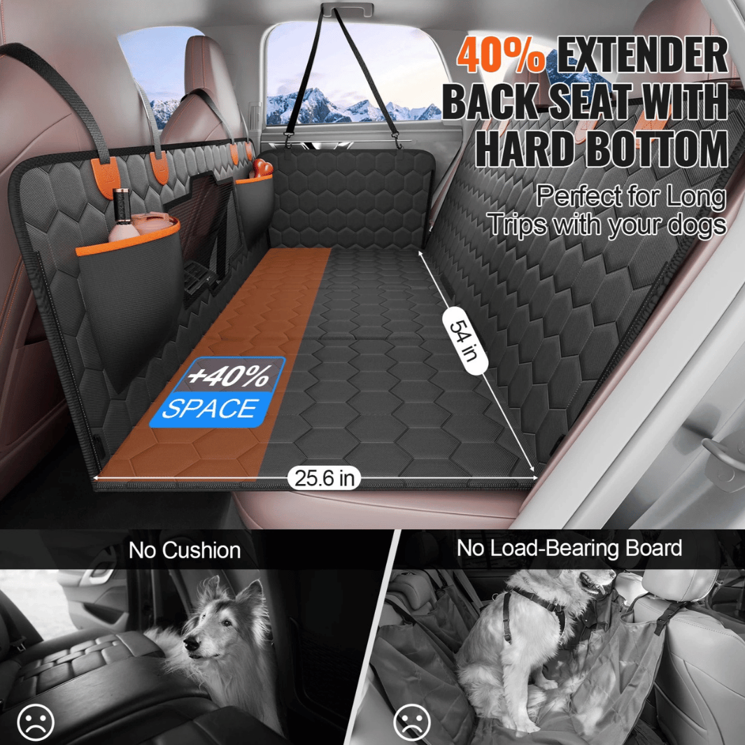 Pet Car Seat Cover Protector Full Back Durable