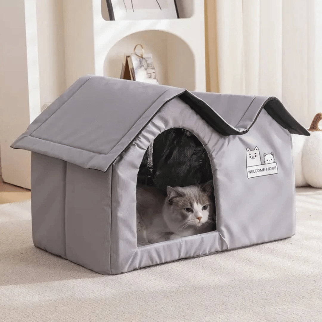 Cat House Indoor Outdoor Use Waterproof - Pupporia