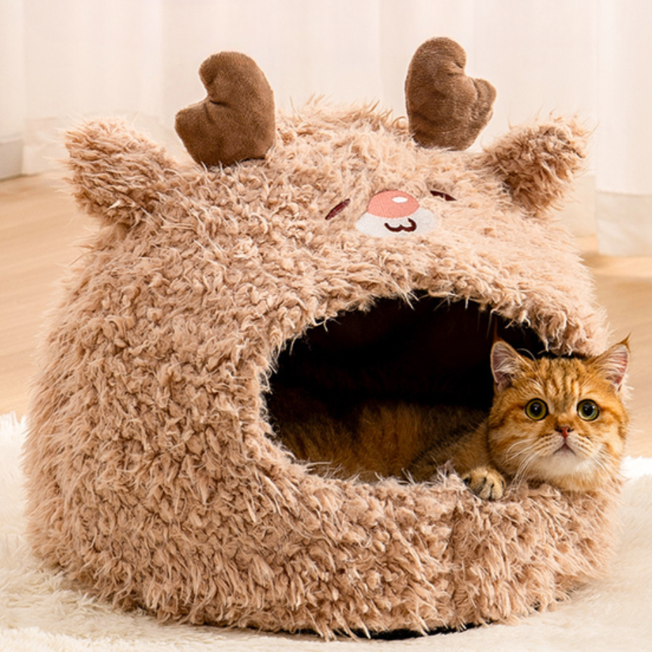 Cat Bed House Plush - Pupporia