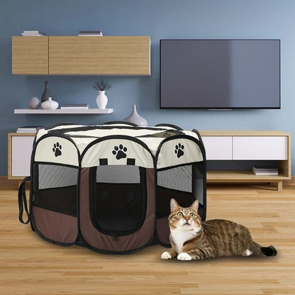 Portable Pet Playpen for Dogs and Cats