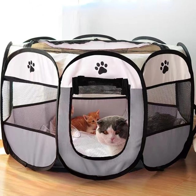 Portable Pet Playpen for Dogs and Cats