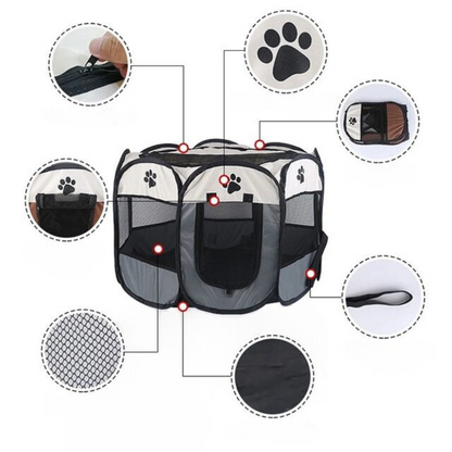 Portable Pet Playpen for Dogs and Cats